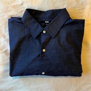 Dark blue uniqlo dress shirt